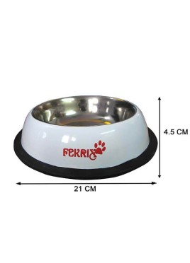 Fekrix Colored Print Dog Bowl Small 500ml
